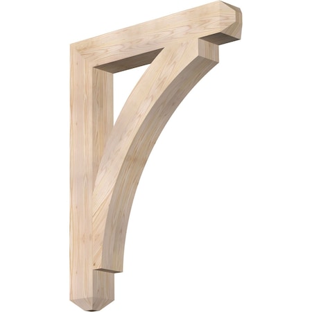 Ekena Millwork Thorton Craftsman Smooth Bracket, Douglas Fir, 5 1/2"W x 36"D x 48"H BKT06X36X48THR04SDF